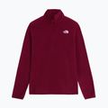 Fleecejacke für Damen The North Face Glacier Fleece 1/4 Zip burgundy crush 4