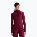 Damen-Trekkingsweatshirt The North Face Summit Futurefleece Full Zip Hoodie burgundy crush