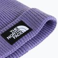 Wintermütze The North Face Logo Box Cuffed grounded plum 2