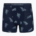 Thermo-Boxershorts für Herren Icebreaker Merino 150 Anatomica BearTour AOP Boxers midnight navy