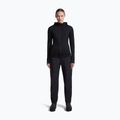 Damen-Trekkingsweatshirt Icebreaker Merino 200 Realfleece Descender Half Zip Hoodie black 4