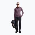 Damen-Trekkingsweatshirt Icebreaker Merino 200 Realfleece Descender Half Zip Hoodie grey plum 2