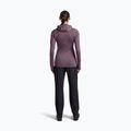 Damen-Trekkingsweatshirt Icebreaker Merino 200 Realfleece Descender Half Zip Hoodie grey plum 5
