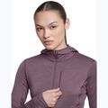 Damen-Trekkingsweatshirt Icebreaker Merino 200 Realfleece Descender Half Zip Hoodie grey plum 7