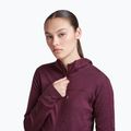 Damen-Trekkingsweatshirt Icebreaker Merino 300 Realfleece Descender Zip Hoodie dark berry 4