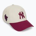 Neue Era WS Patch Eframe New York Yankees Baseballmütze hellbeige
