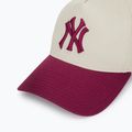 Neue Era WS Patch Eframe New York Yankees Baseballmütze hellbeige 3