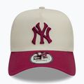 Neue Era WS Patch Eframe New York Yankees Baseballmütze hellbeige 2