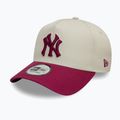 Neue Era WS Patch Eframe New York Yankees Baseballmütze hellbeige 3