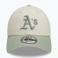 Neue Ära WS Patch 9Forty Oakland Athletics Baseballmütze hellbeige 2