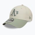 Neue Ära WS Patch 9Forty Oakland Athletics Baseballmütze hellbeige 3