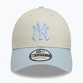 Neue Era WS Patch 9Forty New York Yankees Baseballmütze hellbeige 2