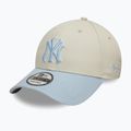 Neue Era WS Patch 9Forty New York Yankees Baseballmütze hellbeige 3