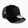 New Era Diamante Velour Trucker Baseballkappe New York Yankees schwarz