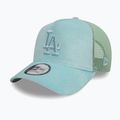 Neue Ära Velours Trucker Los Angeles Dodgers grün pstl Baseballmütze 2
