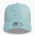 Neue Ära Velours Trucker Los Angeles Dodgers grün pstl Baseballmütze 3