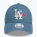 Damen New Era Denim Icon 9Forty Los Angeles Dodgers Baseballkappe navy 2