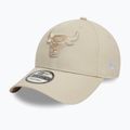 New Era Team Outline 9Forty Bulls hellbeige Baseballkappe 3