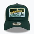 Neue Ära MLB Patch Trucker Oakland Athletics dunkelgrün Baseballmütze 2