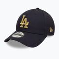 Neue Era Metallic 9Forty Los Angeles Dodgers Baseballkappe Marine 3