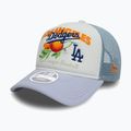 Neue Ära Obst Grafiken Trucker Los Angeles Dodgers Pastell blau Baseballmütze 3