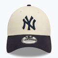 New Era Colourblock 9Forty New York Yankees Baseballkappe hellbeige 3