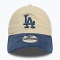 Neue Ära Block Cord 9Twenty Los Angeles Dodgers Baseballmütze hellbeige 3
