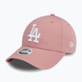 Neue Ära Liga wesentliche 9Forty Los Angeles Dodgers dunkel rosa Baseballmütze 3