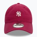 New Era Mini Washed 9Twenty New York Yankees dunkelrot Baseballkappe 3
