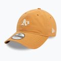 Neue Ära Mini gewaschen 9Twenty Oakland Athletics dunkel beige Baseballmütze 2