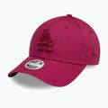 Neue Era Metallic Logo 9Forty Los Angeles Dodgers Baseballkappe dunkelrot 2