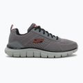 Herren Schuhe Skechers Track Leshur charcoal/orange 2