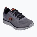 Herren Schuhe Skechers Track Leshur charcoal/orange