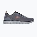 Herren Schuhe Skechers Track Leshur charcoal/orange 2