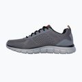 Herren Schuhe Skechers Track Leshur charcoal/orange 3
