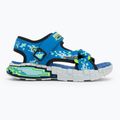 SKECHERS Mega Splash Kindersandalen schwarz/blau/lime 2