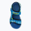 SKECHERS Mega Splash Kindersandalen schwarz/blau/lime 5