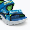 SKECHERS Mega Splash Kindersandalen schwarz/blau/lime 7