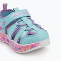 SKECHERS Kindersandalen Play Scene Splash Cute Crew türkis/lavendel 7