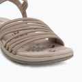 Damensandalen SKECHERS Reggae Slim Coffee Run gray 7
