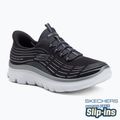 Damen Schuhe SKECHERS Summits Plus Soft Luster charcoal/silver