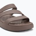 Crocs Getaway Riemchen-Flipflops in Trüffel-Optik 7
