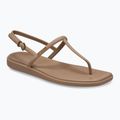 Damensandalen Crocs Miami Thong Flip milk chocolate