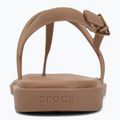 Damensandalen Crocs Miami Thong Flip milk chocolate 6