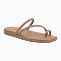 Damen-Pantoletten Crocs Miami Toe Loop Sandal milk chocolate