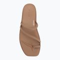 Damen-Pantoletten Crocs Miami Toe Loop Sandal milk chocolate 5