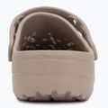 Crocs Classic Floral Cutout Clog Flip-Flops taupe 7