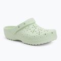 Crocs Classic Floral Cutout Clog Flip-Flops Jade Farbton