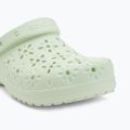Crocs Classic Floral Cutout Clog Flip-Flops Jade Farbton 8