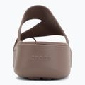 Crocs Getaway Platform Zehenschleife Trüffel Flip Flops für Frauen 6